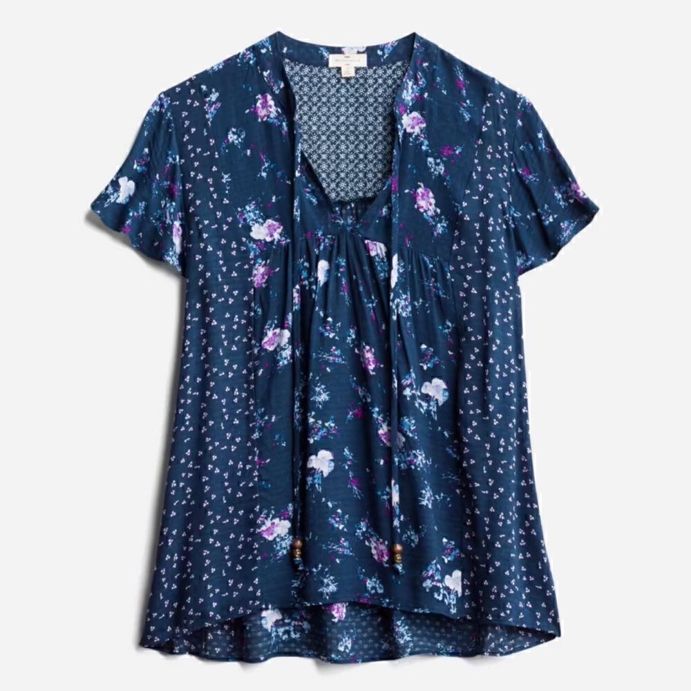 Flowy Blue Blouse 